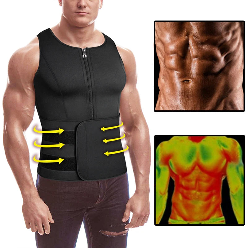 Men’s Neoprene Sauna Sweat Vest