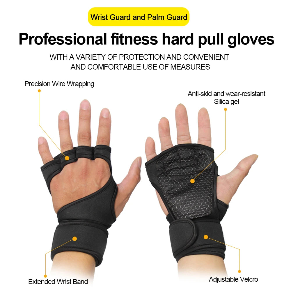 Premium Workout Gloves with Wrist Support