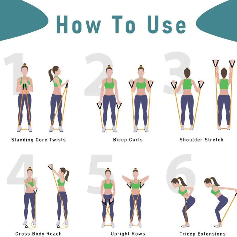 Premium Resistance Bands with Handles