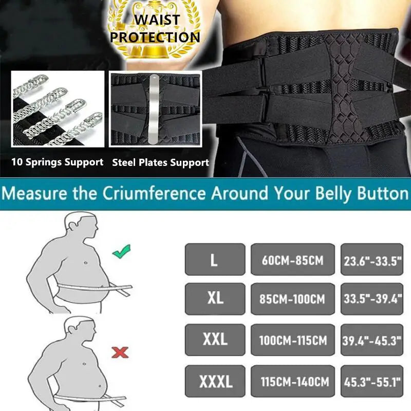 Medical-Grade Lumbar Support Belt