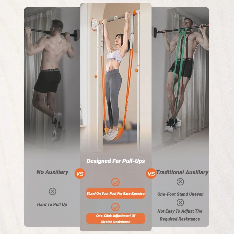Adjustable Pull-Up Assistance Bands Set